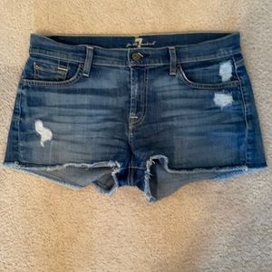 7 for all man kind Jean Shorts